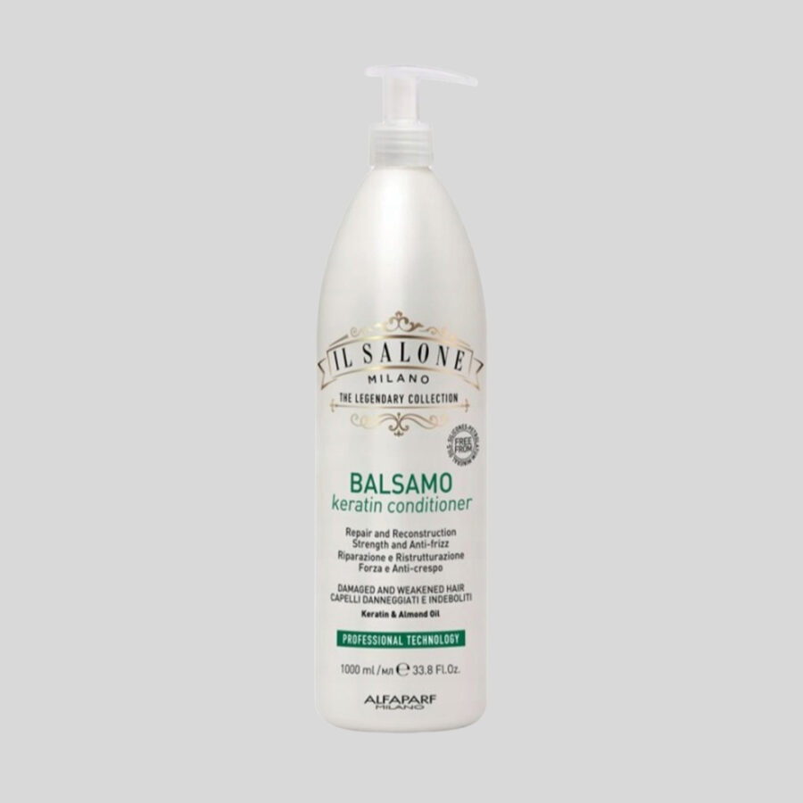 Alfaparf Milano Il Salone Milano Keratin kondicionierius pažeistiems plaukams, 1000 ml