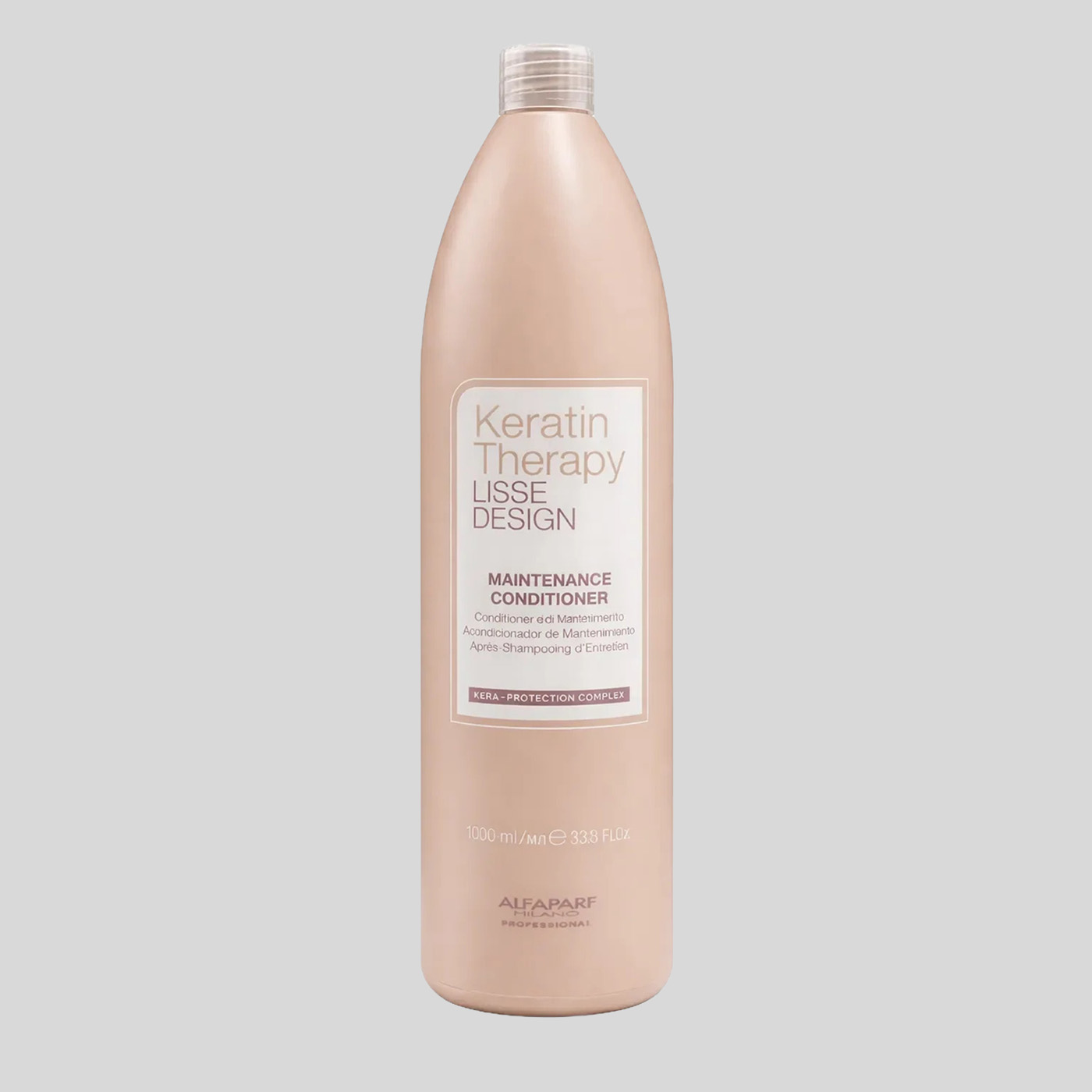 Alfaparf Milano Keratin Therapy Lisse Design Maintenance kondicionierius po plaukų tiesinimo, 1000 ml