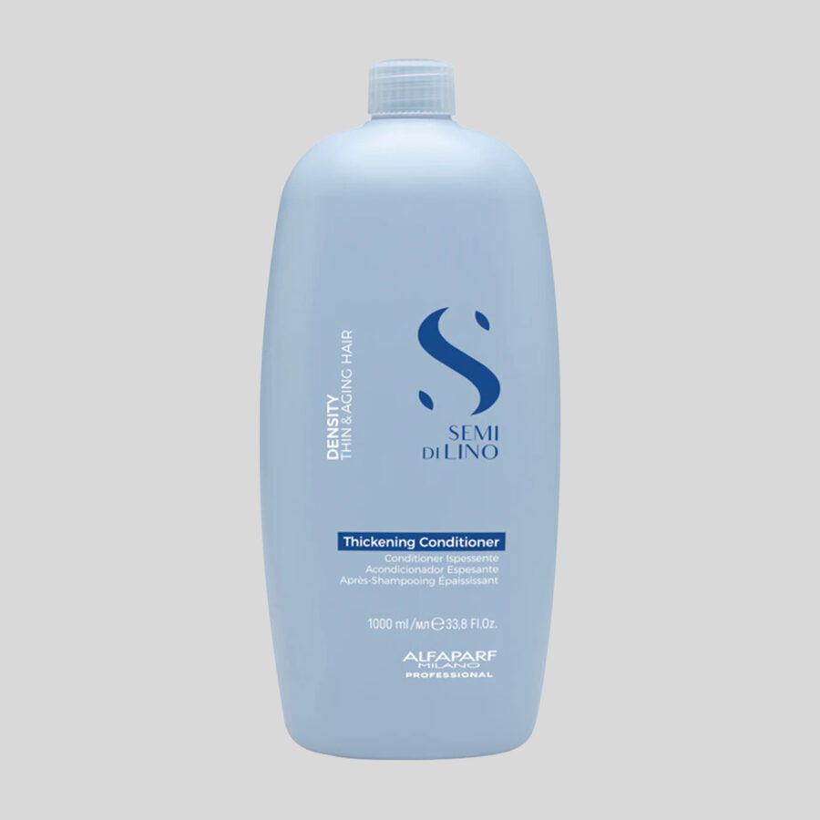 Alfaparf Milano Semi Di Lino Density Thickening Conditioner kondicionierius ploniems plaukams,1000 ml