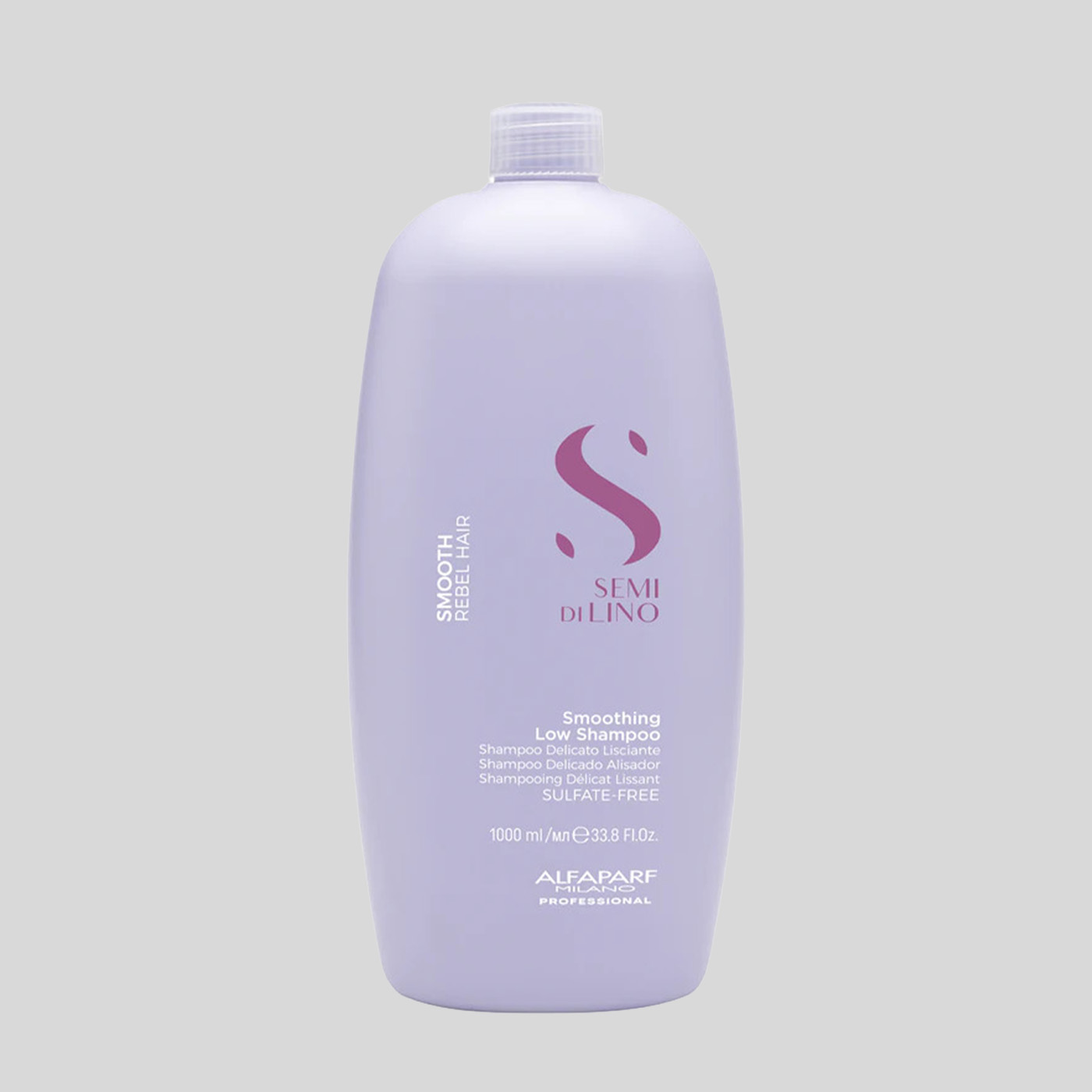 Alfaparf Milano Semi Di Lino Smooth Smoothing Low Shampoo glotninamasis šampūnas, 1000 ml