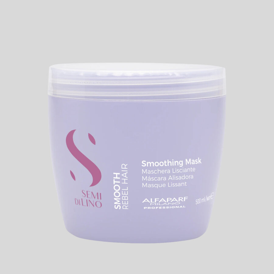 Alfaparf Milano Semi Di Lino Smooth Smoothing Mask glotninamoji plaukų kaukė, 500 ml