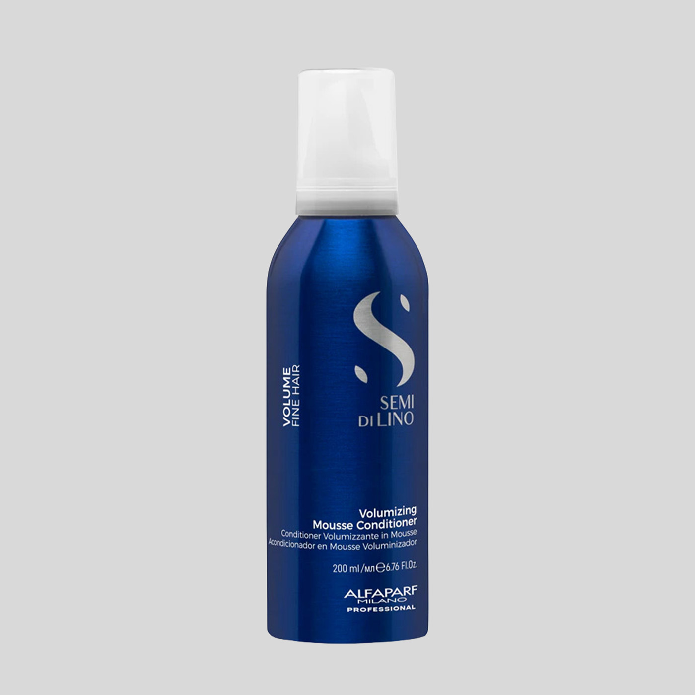 Alfaparf Milano Semi Di Lino Volume Volumizing Mousse Conditioner apimties suteikiantis putų kondicionierius, 200 ml