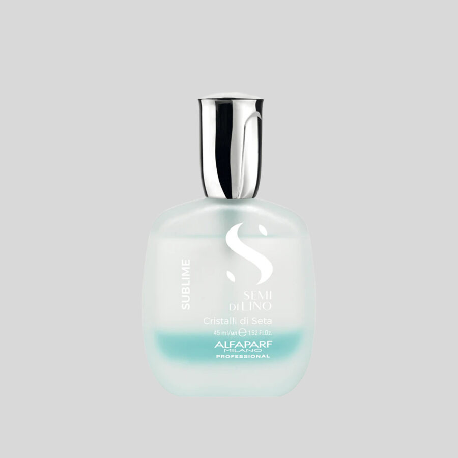 Alfaparf Milano Semi di Lino Sublime Cristalli di Seta dvifazis plaukų serumas, 45 ml