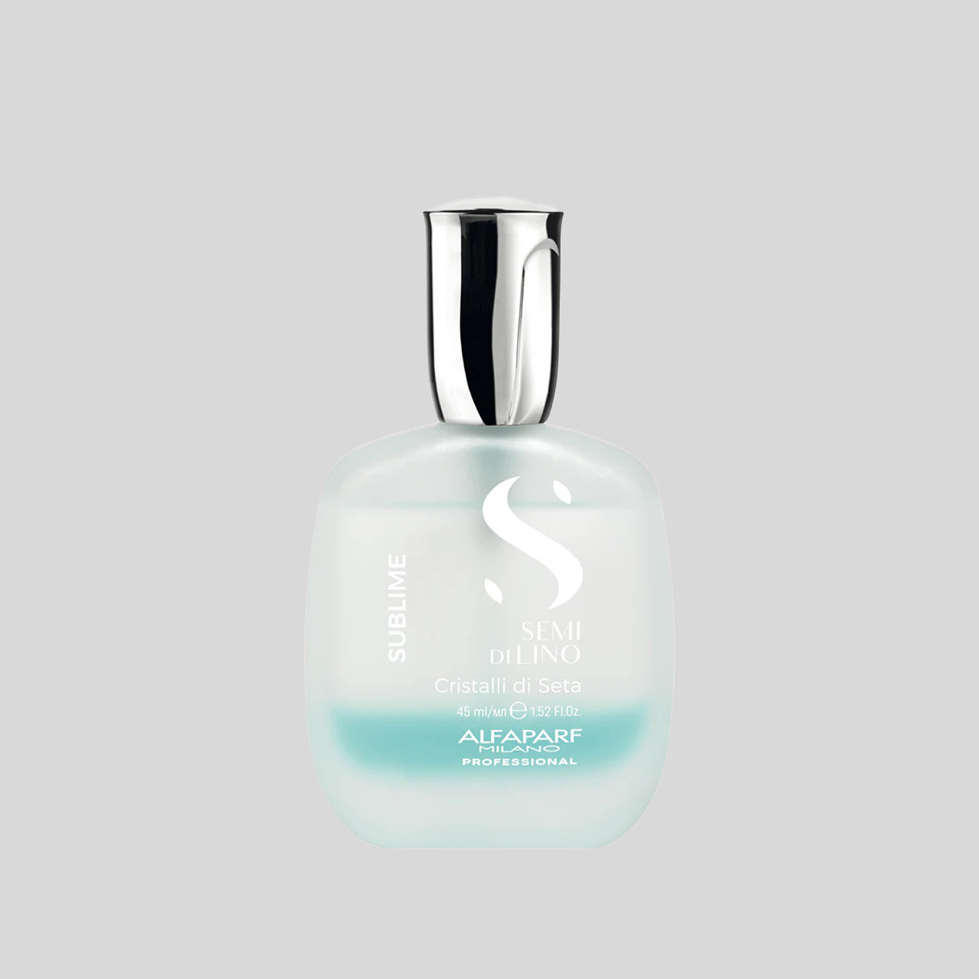 Alfaparf Milano Semi di Lino Sublime Cristalli di Seta dvifazis plaukų serumas, 45 ml