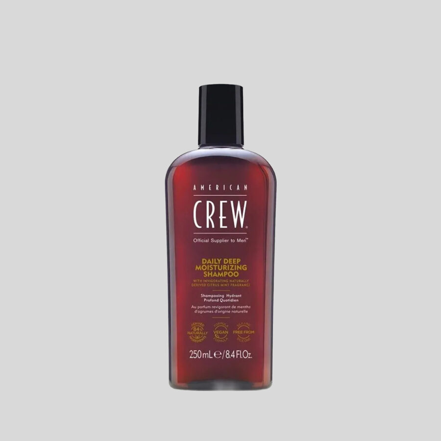 American Crew Daily Deep Moisturizing intensyviai drėkinantis šampūnas vyrams, 250 ml