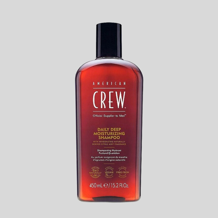 American Crew Daily Deep Moisturizing intensyviai drėkinantis šampūnas vyrams, 450 ml