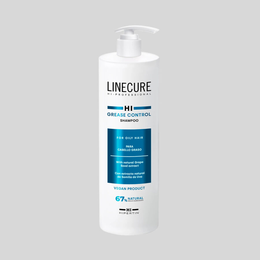 Hipertin Linecure Grease Control šampūnas riebiai galvos odai, 1000 ml
