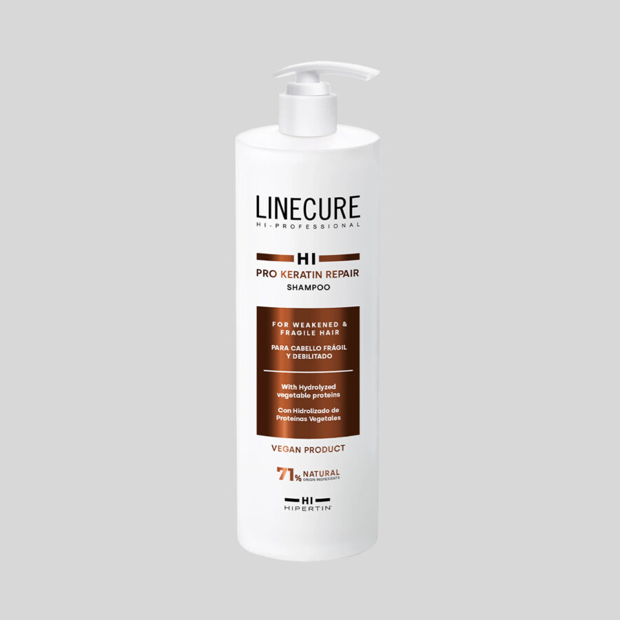 Hipertin Linecure Pro-Keratin Repair šampūnas, 1000 ml