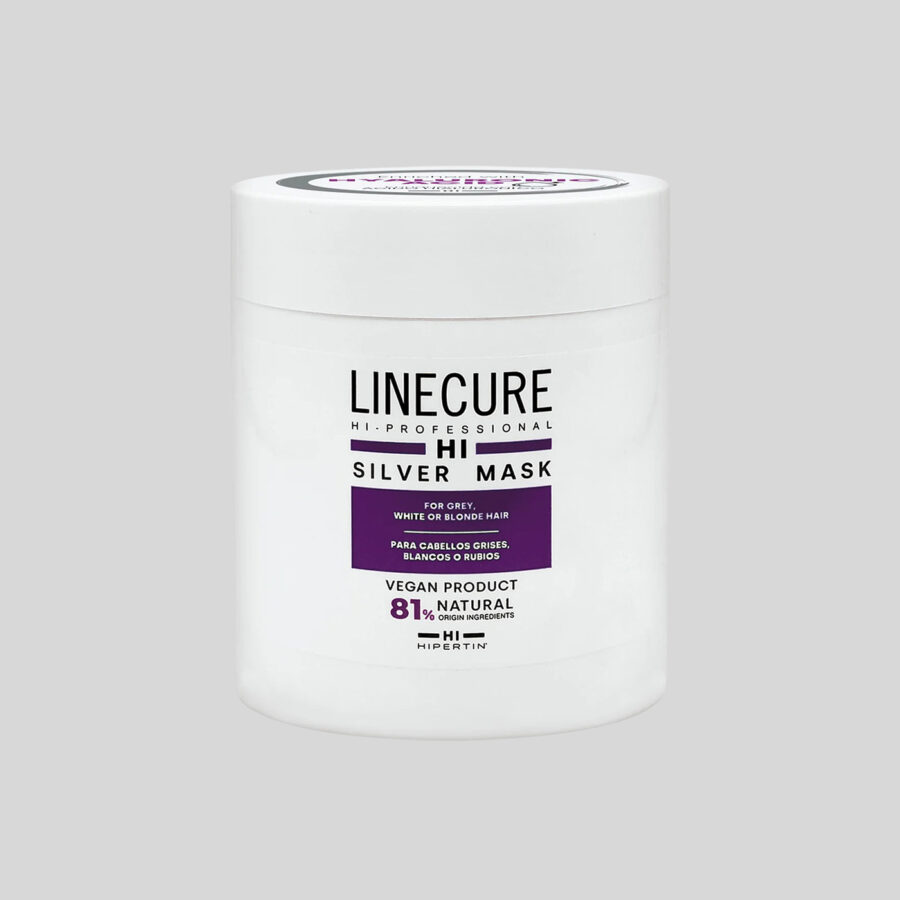 Hipertin Linecure Silver Mask geltonus atspalvius šalinanti plaukų kaukė, 500 ml