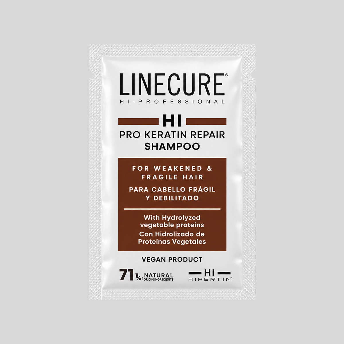 Hipertin Pro Keratin Repair atkuriamasis šampūnas su keratinu, 15 ml