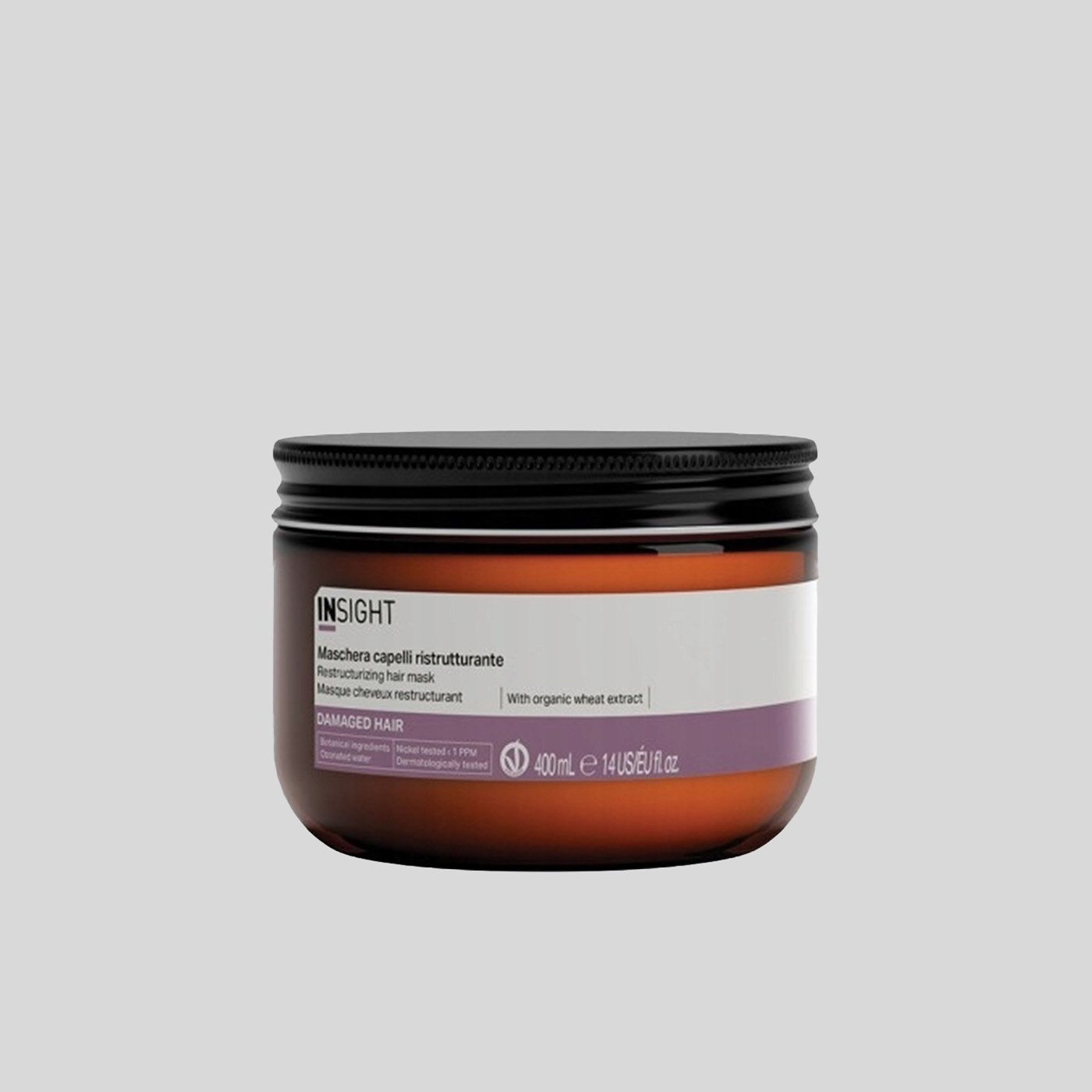 Insight Damaged Hair atkuriamoji kaukė pažeistiems plaukams, 400 ml