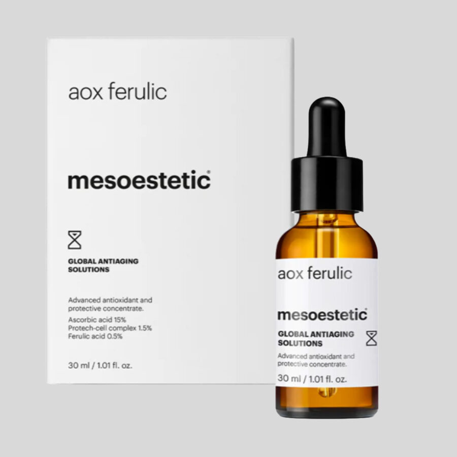 Mesoestetic AOX Ferulic antioksidacinis veido serumas, 30 ml