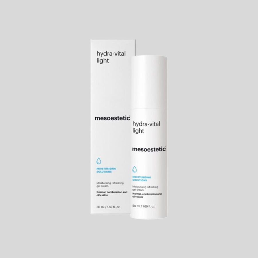 Mesoestetic Hydra Vital Light drėkinamasis veido gelis-kremas, 50 ml