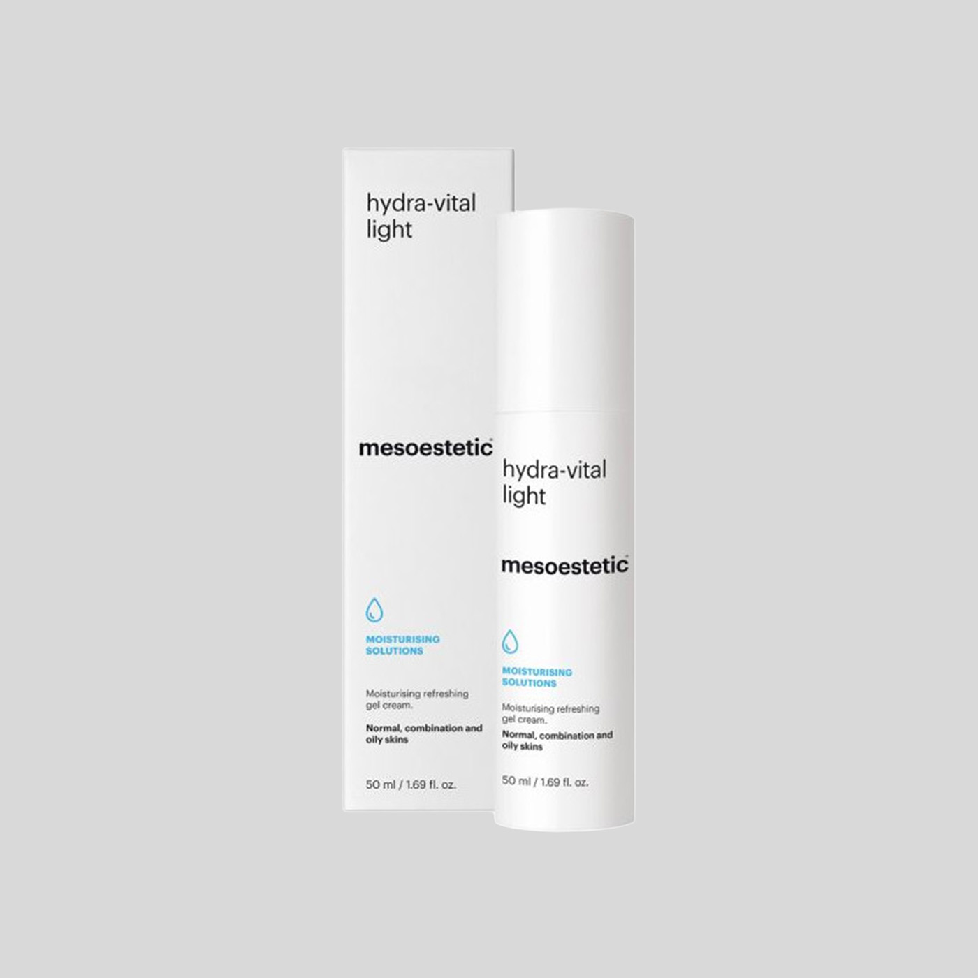 Mesoestetic Hydra Vital Light drėkinamasis veido gelis-kremas, 50 ml