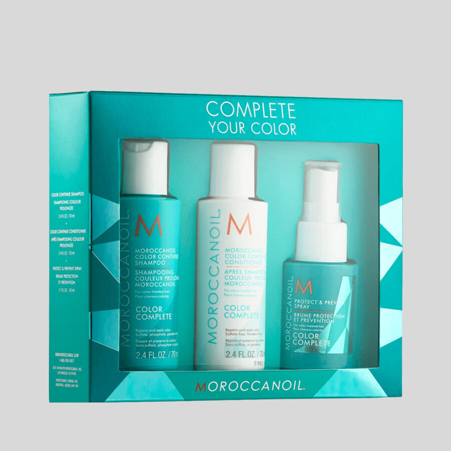 Moroccanoil Complete Your Color plaukų priežiūros rinkinys dažytiems plaukams