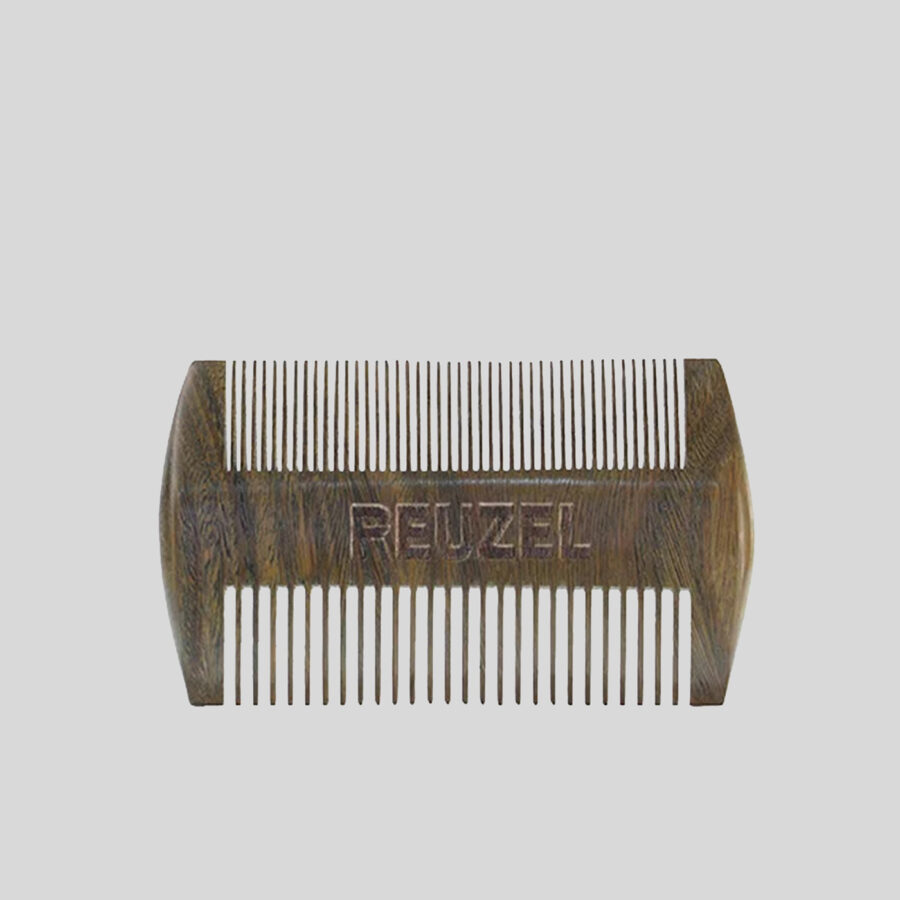 Reuzel Wooden Beard Comb medinės barzdos šukos