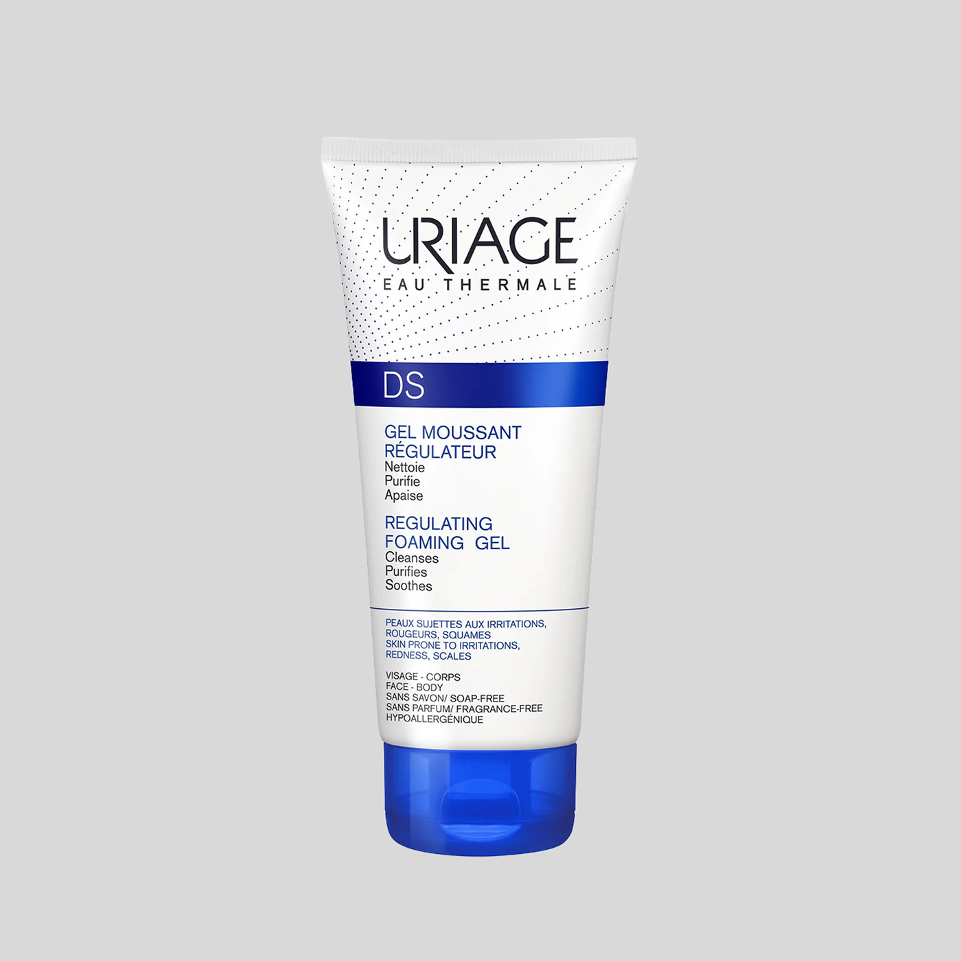 Uriage D.S. valomasis gelis sudirgusiai odai, 150 ml