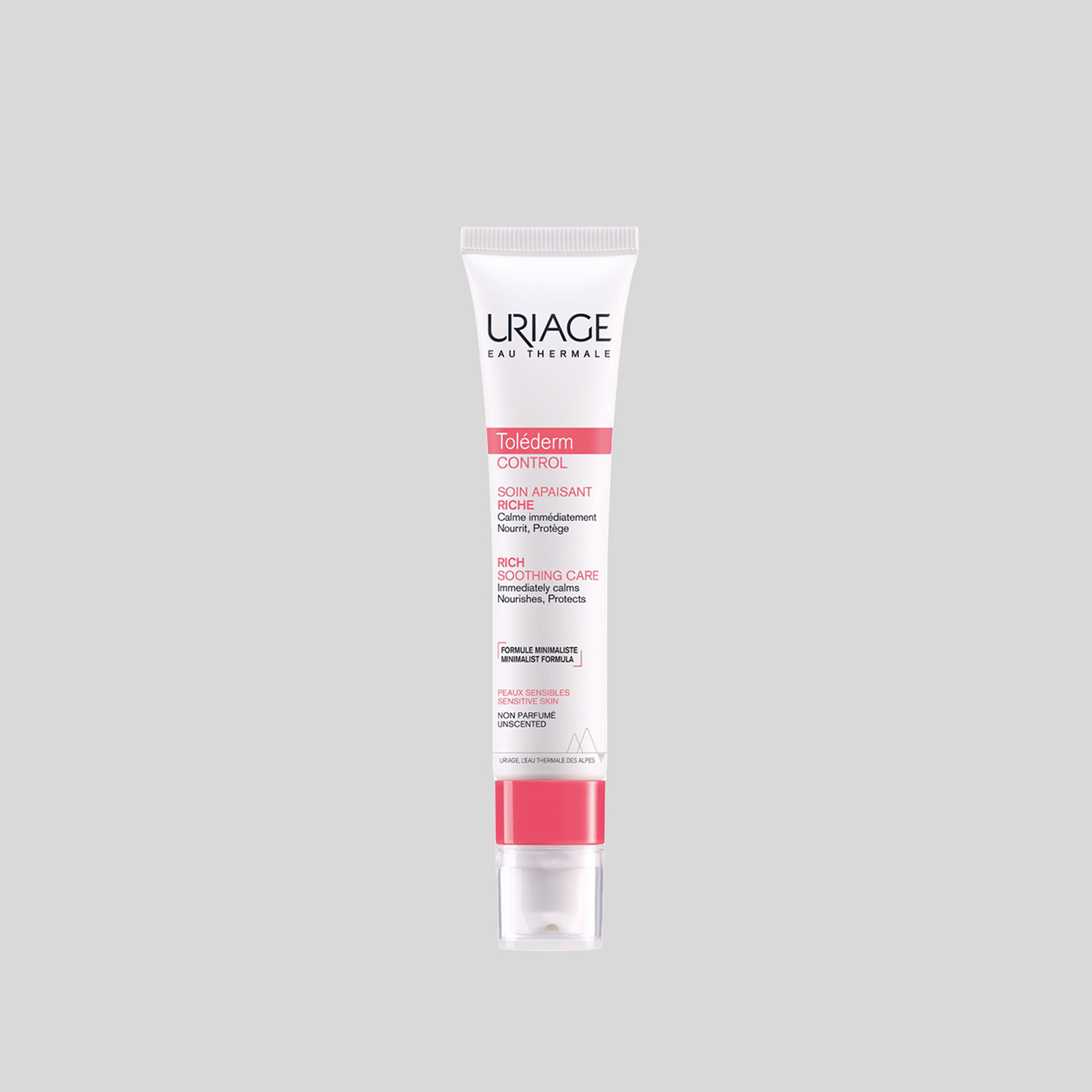 Uriage Toléderm Control Rich raminamasis veido kremas, 40 ml