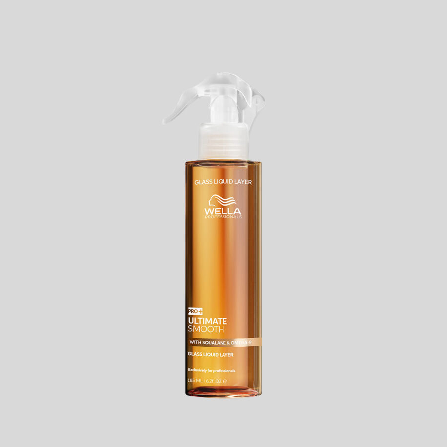 Wella Professionals Ultimate Smooth Glass Liquid Layer nenuplaunamas glotninamasis purškiklis, 185 ml