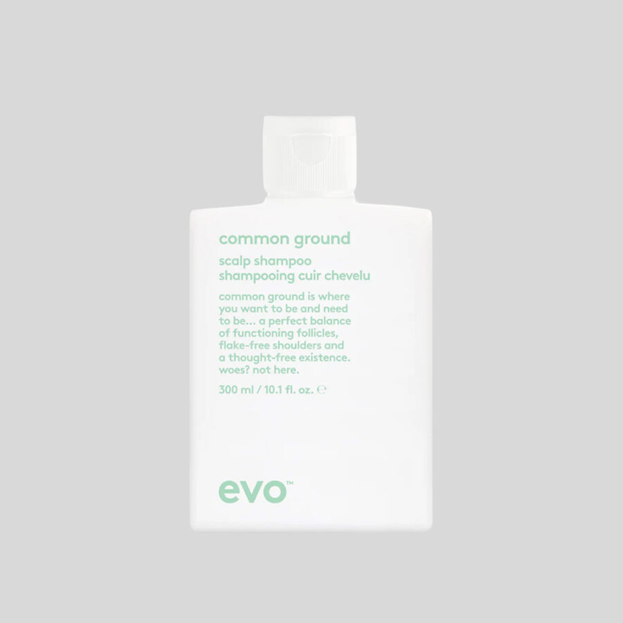 Evo Common Ground Scalp šampūnas jautriai galvos odai, 300 ml
