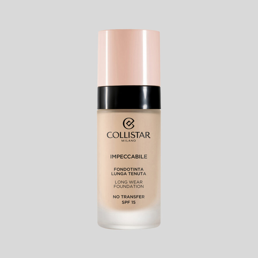 Collistar Impeccabile Long Wear ilgai išliekantis makiažo pagrindas SPF 15, 30 ml