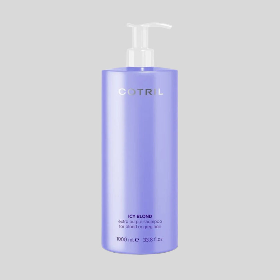 Cotril Icy Blond Extra Purple šampūnas nuo geltonų ir varinių atspalvių, 1000 ml