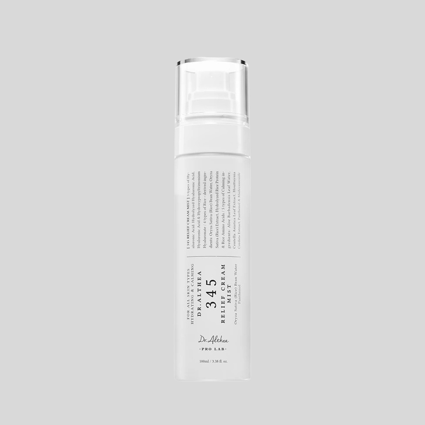 Dr. Althea 345 Relief Cream Mist kreminė veido dulksna, 100 ml