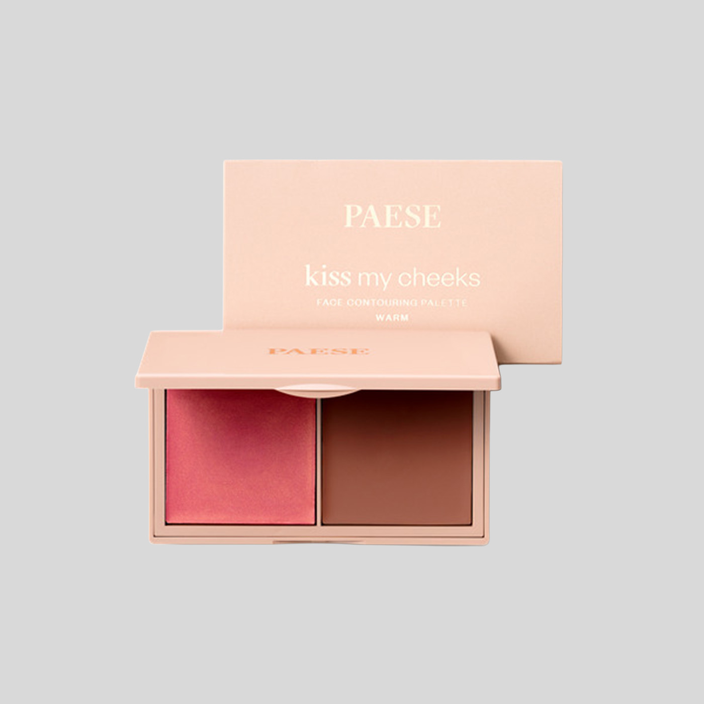 Paese Kiss My Cheeks Face Contouring Palette kreminė veido kontūravimo paletė, 15 g