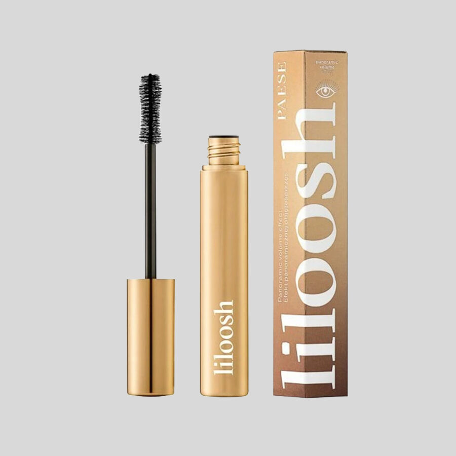 Paese Liloosh Mascara Black apimties suteikiantis blakstienų tušas, 10,5 ml