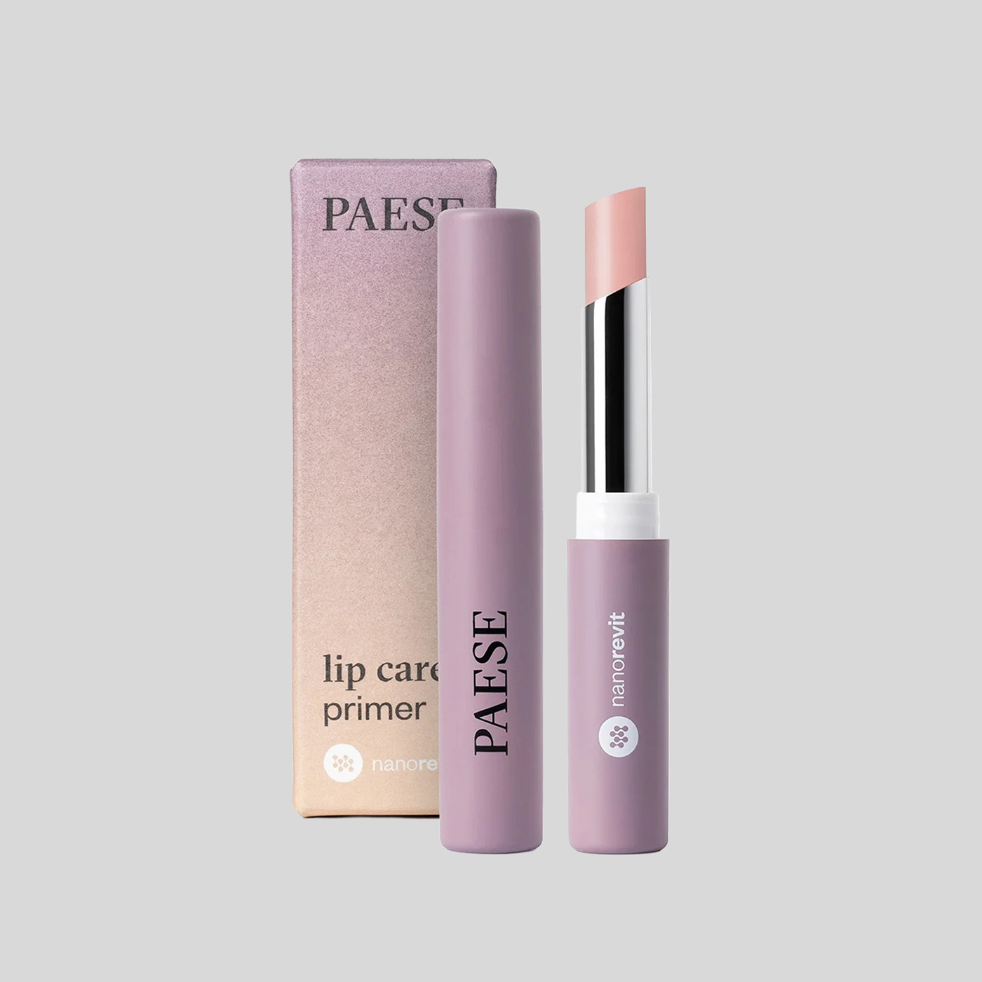 Paese Nanorevit Lip Care Primer 40 Light Pink lūpų balzamas, 2.2 g