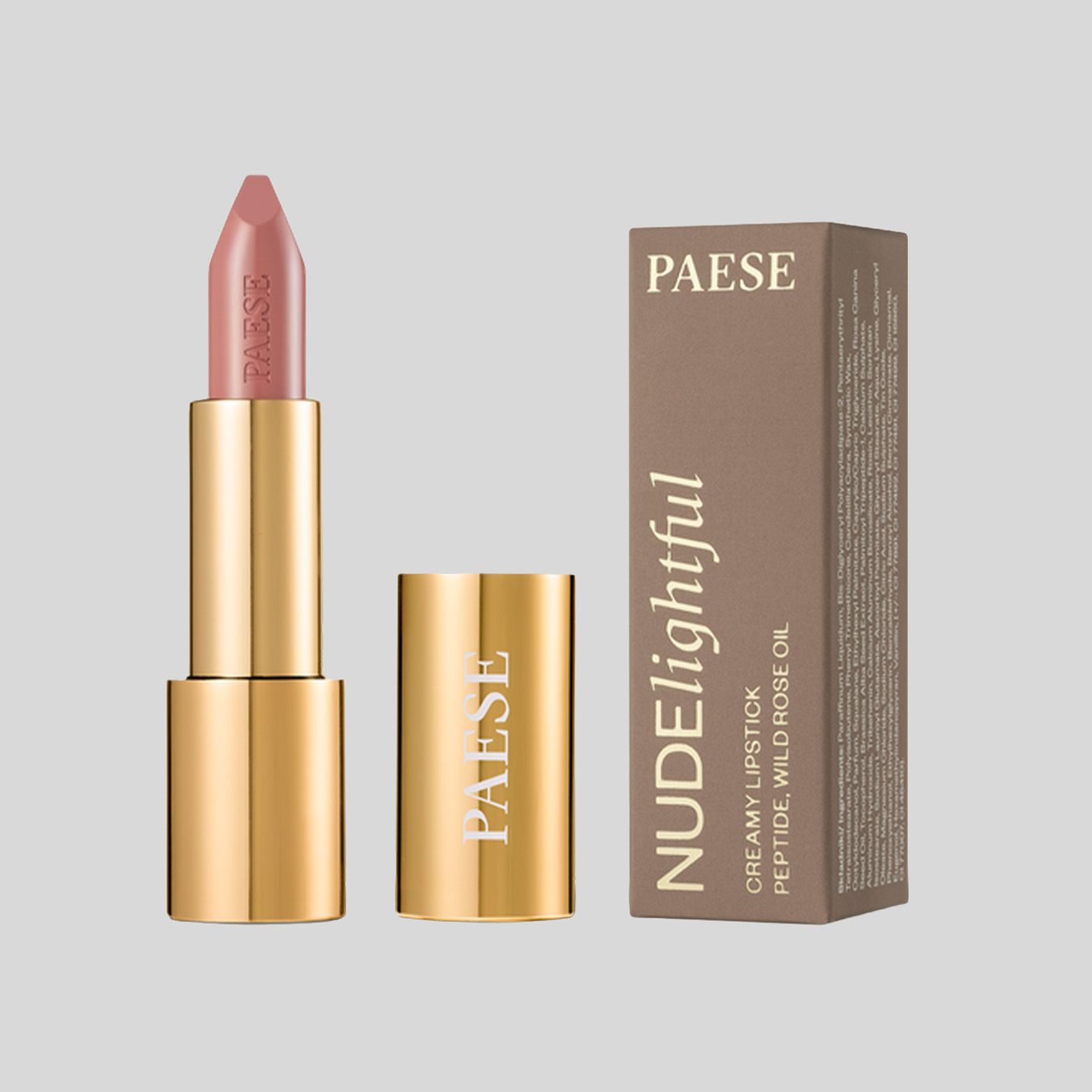 Paese Nudelightful drėkinamieji lūpų dažai, 4.5 g