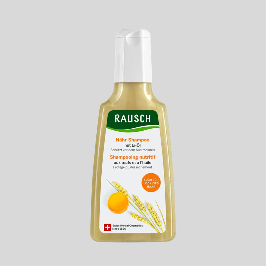Rausch Nourishing maitinamasis plaukų šampūnas su kiaušinių aliejumi, 200 ml