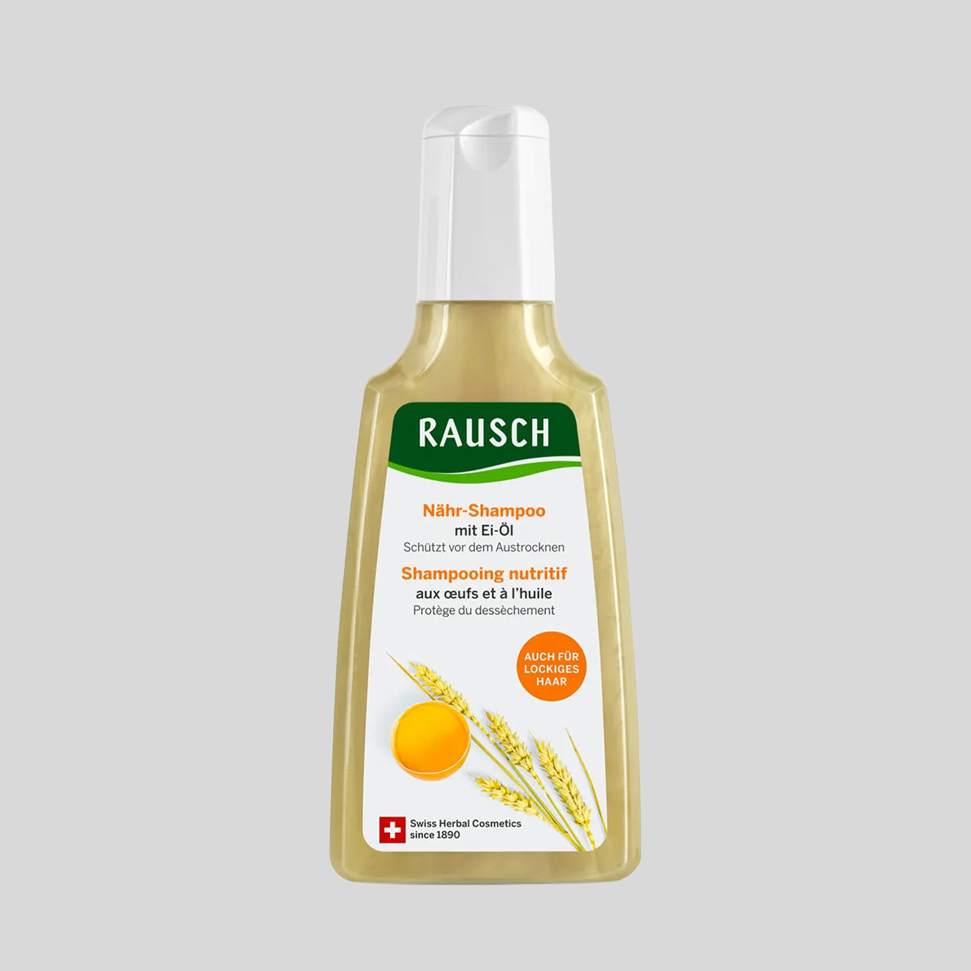 Rausch Nourishing maitinamasis plaukų šampūnas su kiaušinių aliejumi, 200 ml