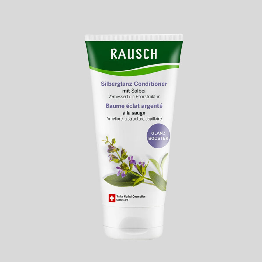 Rausch Silver Shine kondicionierius šviesiems plaukams su šalavijais, 150 ml