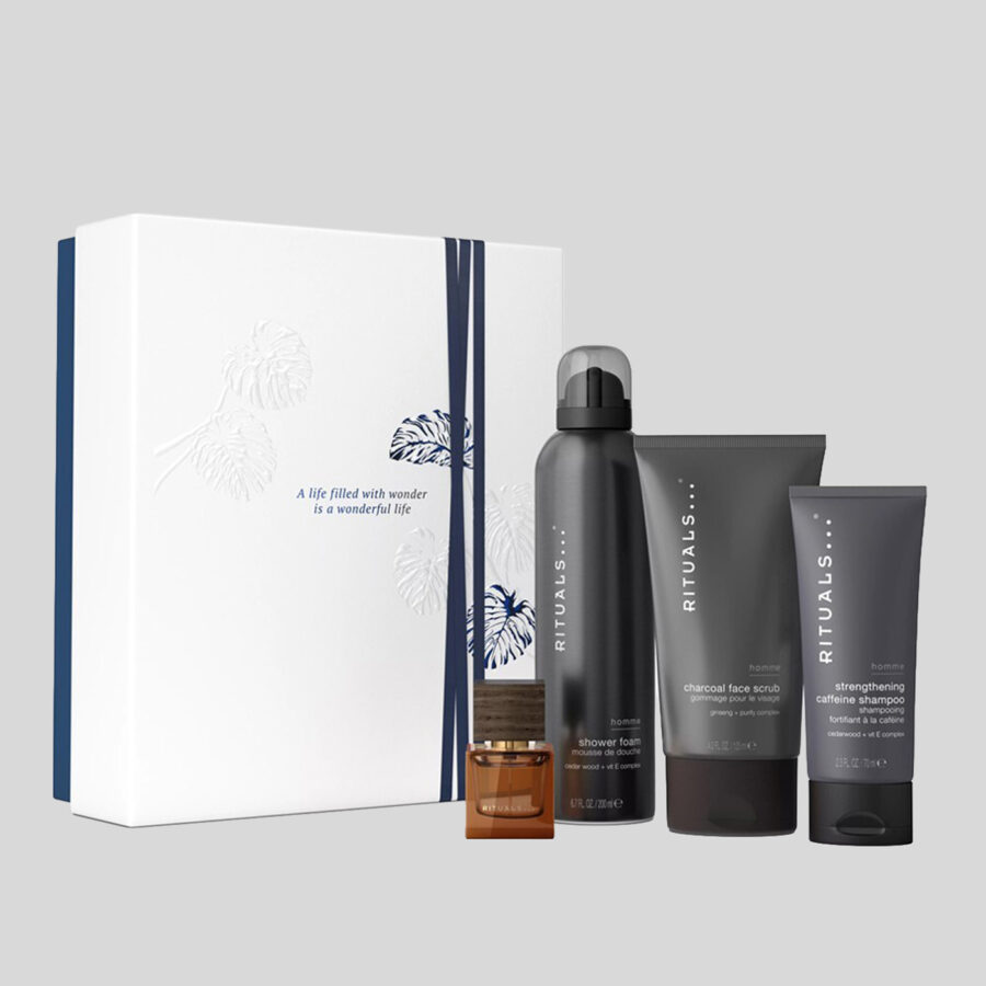 Rituals Homme Medium kūno ir veido priežiūros dovanų rinkinys vyrams